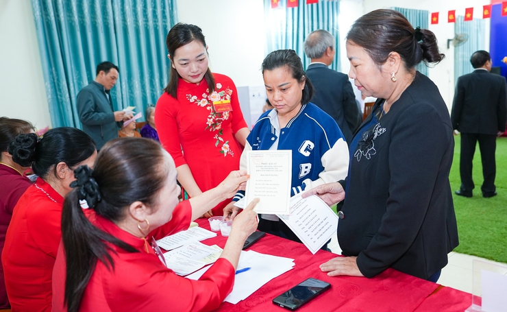 Đồng chí Phó Bí thư Đảng ủy, Chủ tịch UBND xã Quốc Oai dự khai mạc bầu cử đại biểu Quốc hội khóa XVI và đại biểu HĐND các cấp nhiệm kỳ 2026–2031- Ảnh 12.