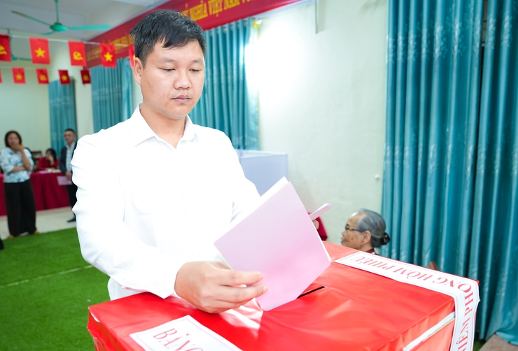 Đồng chí Phó Bí thư Đảng ủy, Chủ tịch UBND xã Quốc Oai dự khai mạc bầu cử đại biểu Quốc hội khóa XVI và đại biểu HĐND các cấp nhiệm kỳ 2026–2031- Ảnh 15.