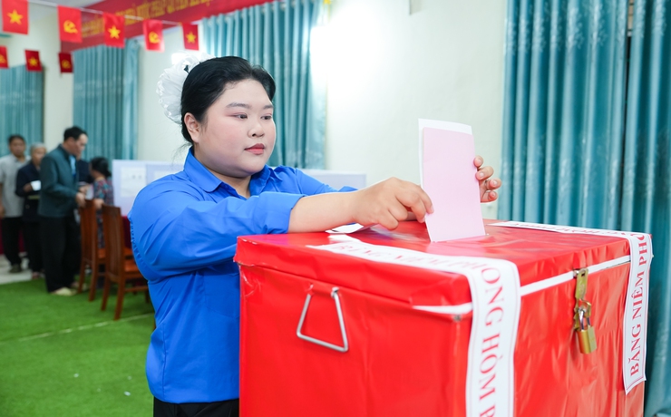 Đồng chí Phó Bí thư Đảng ủy, Chủ tịch UBND xã Quốc Oai dự khai mạc bầu cử đại biểu Quốc hội khóa XVI và đại biểu HĐND các cấp nhiệm kỳ 2026–2031- Ảnh 16.