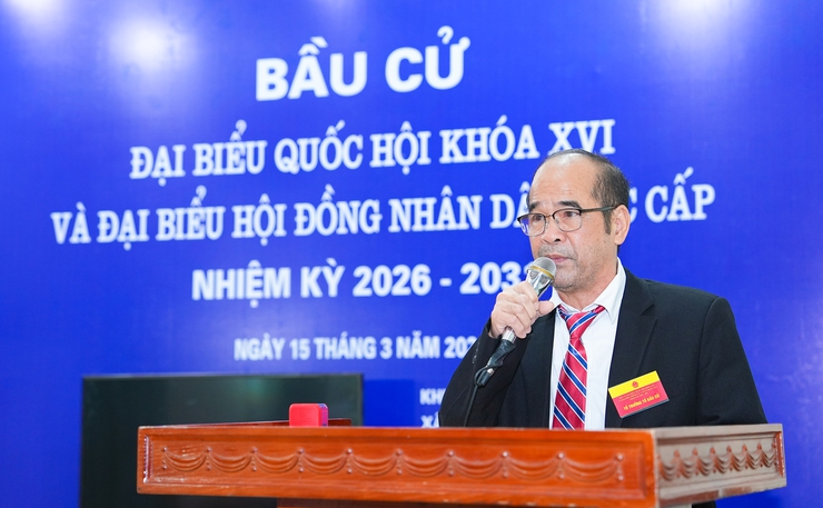 Đồng chí Phó Bí thư Đảng ủy, Chủ tịch UBND xã Quốc Oai dự khai mạc bầu cử đại biểu Quốc hội khóa XVI và đại biểu HĐND các cấp nhiệm kỳ 2026–2031- Ảnh 2.