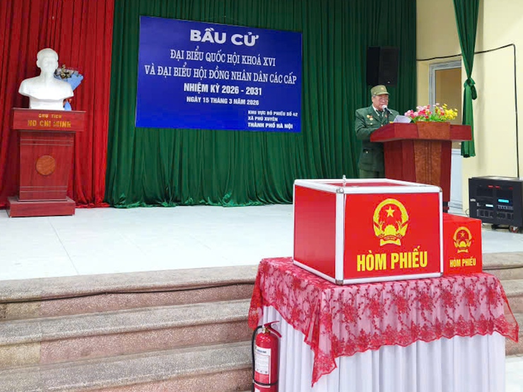 Khu vực bỏ phiếu số 42, thôn Thao Nội đạt  98% cử tri tham gia bầu cử- Ảnh 2.