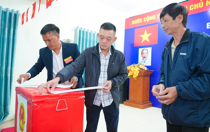 Đồng chí Phó Bí thư Đảng ủy, Chủ tịch UBND xã Quốc Oai dự khai mạc bầu cử đại biểu Quốc hội khóa XVI và đại biểu HĐND các cấp nhiệm kỳ 2026–2031- Ảnh 4.