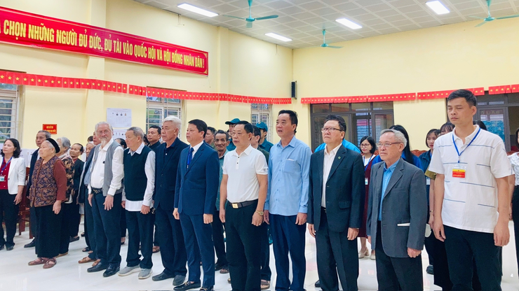 XÃ YÊN LÃNG RỘN RÀNG KHAI MẠC NGÀY BẦU CỬ- Ảnh 4.