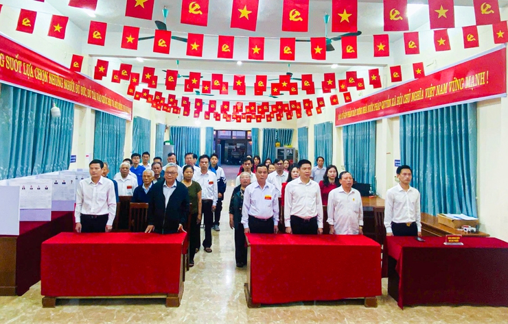 Đồng chí Phó Bí thư Đảng ủy, Chủ tịch UBND xã Quốc Oai dự khai mạc bầu cử đại biểu Quốc hội khóa XVI và đại biểu HĐND các cấp nhiệm kỳ 2026–2031- Ảnh 5.