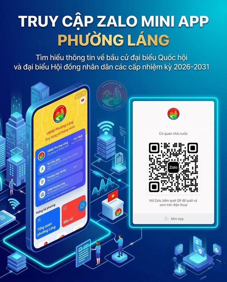 PHƯỜNG LÁNG: KHI CÔNG NGHỆ SỐ HÒA CÙNG NGÀY HỘI NON SÔNG- Ảnh 3.