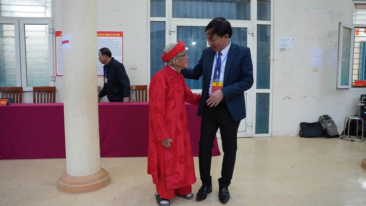 CỬ TRI XÃ HƯNG ĐẠO TÍCH CỰC THAM GIA NGÀY HỘI BẦU CỬ- Ảnh 7.