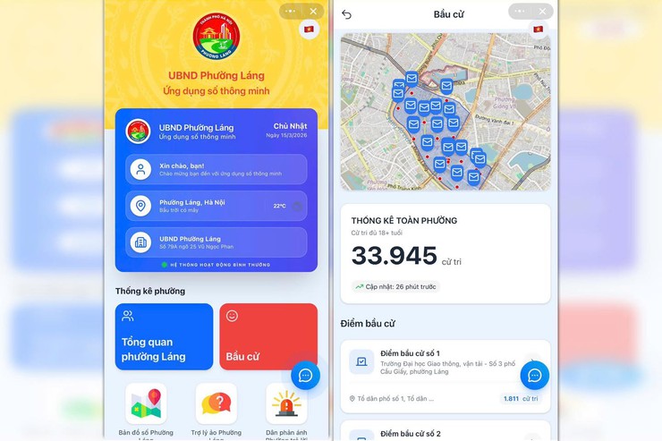 PHƯỜNG LÁNG: KHI CÔNG NGHỆ SỐ HÒA CÙNG NGÀY HỘI NON SÔNG- Ảnh 1.