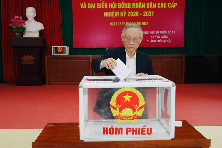 XÃ YÊN LÃNG RỘN RÀNG KHAI MẠC NGÀY BẦU CỬ- Ảnh 7.