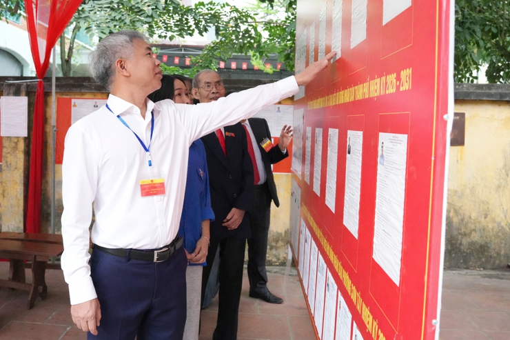 PHƯỜNG SƠN TÂY NÔ NỨC TRONG NGÀY HỘI BẦU CỬ- Ảnh 3.