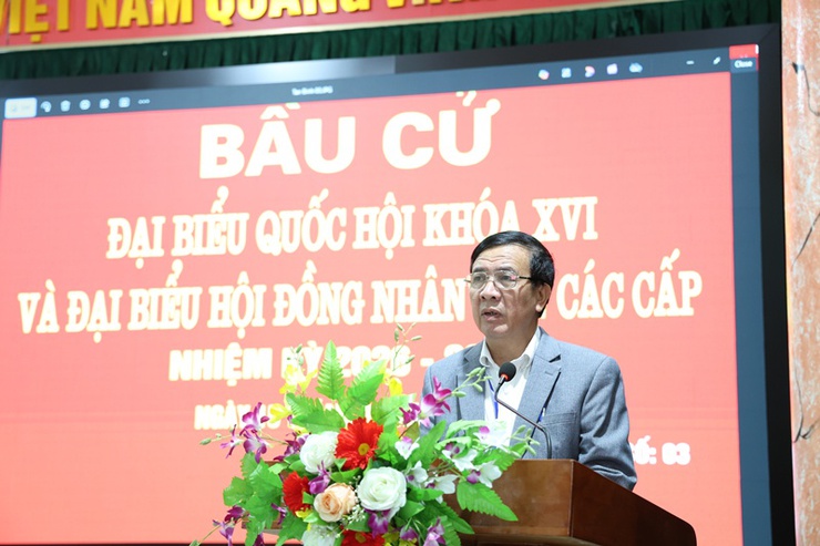 Đồng chí Hoàng Minh Hiến, Bí thư Đảng ủy, Chủ tịch HĐND xã, Chủ tịch Ủy ban Bầu cử xã Xuân Mai dự khai mạc bầu cử đại biểu Quốc hội khóa XVI và đại biểu HĐND các cấp nhiệm kỳ 2026–2031 tại khu vực bỏ phiếu số 03- Ảnh 5.