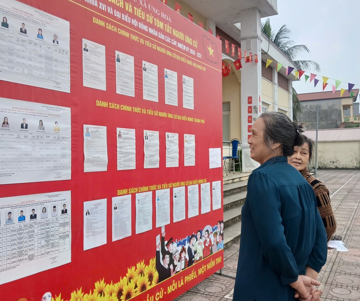 CỬ TRI XÃ ỨNG HÒA PHẤN KHỞI THAM GIA BẦU CỬ- Ảnh 42.