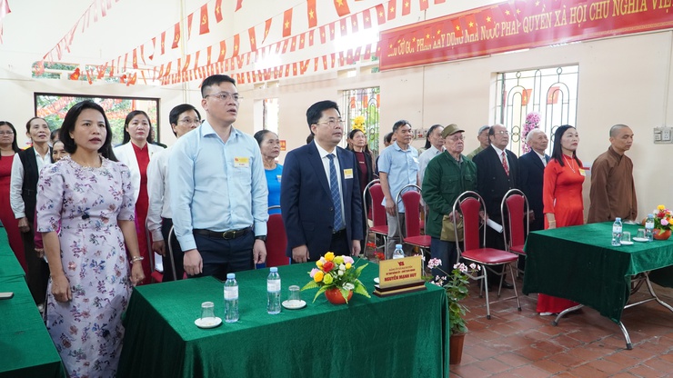 Khai mạc Ngày bầu cử diễn ra trang trọng, đúng quy định tại xã Đại Xuyên- Ảnh 1.