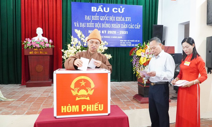 Hơn 51.400 cử tri xã Đại Xuyên nô nức tham gia ngày hội non sông- Ảnh 1.