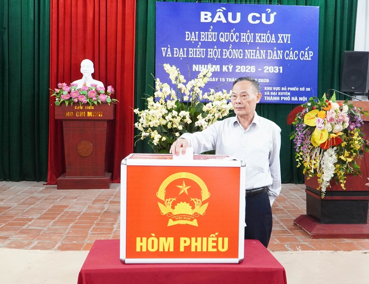 Hơn 51.400 cử tri xã Đại Xuyên nô nức tham gia ngày hội non sông- Ảnh 2.