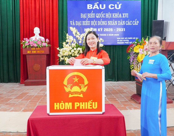 Hơn 51.400 cử tri xã Đại Xuyên nô nức tham gia ngày hội non sông- Ảnh 4.