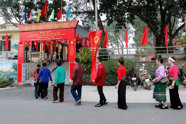 Cuộc bầu cử trên địa bàn xã Đoài Phương thành công tốt đẹp- Ảnh 3.