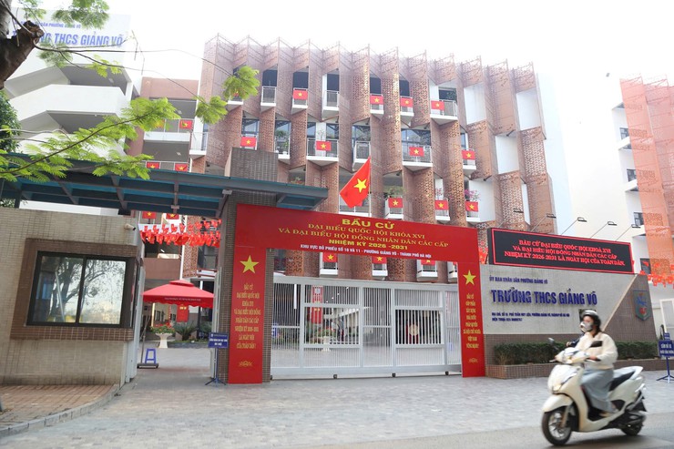 Giảng Võ rực rỡ sắc cờ trong Ngày hội của toàn dân- Ảnh 1.