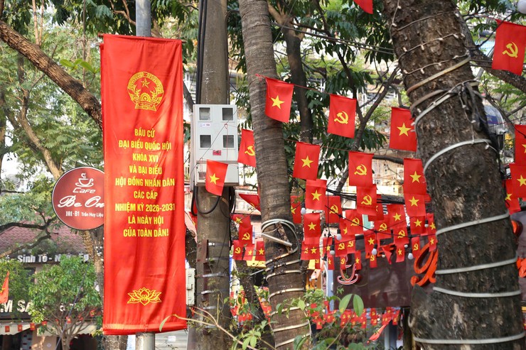 Giảng Võ rực rỡ sắc cờ trong Ngày hội của toàn dân- Ảnh 4.