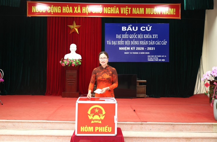 Hơn 51.400 cử tri xã Đại Xuyên nô nức tham gia ngày hội non sông- Ảnh 3.