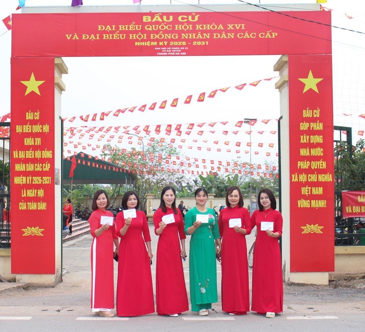 Hơn 51.400 cử tri xã Đại Xuyên nô nức tham gia ngày hội non sông- Ảnh 7.