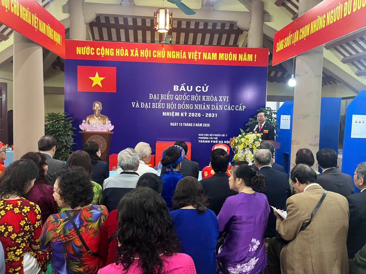 Phường Tây Hồ: Khai mạc cuộc bầu cử Đại biểu Quốc hội khoá XVI và đại biểu HĐND các cấp, nhiệm kỳ 2026 - 2031- Ảnh 4.
