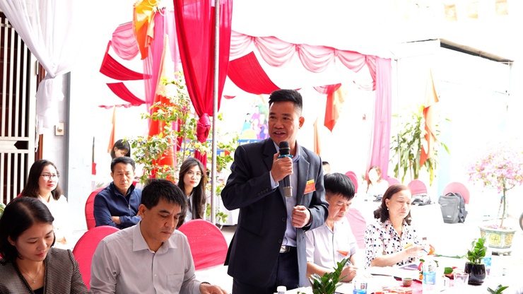 Đoàn giám sát số 06 của Ban Thường vụ Thành ủy kiểm tra công tác chuẩn bị bầu cử tại xã Hoài Đức- Ảnh 7.