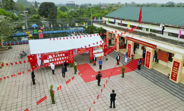 Trần Phú: có 99,94% cử tri tham gia bầu cử- Ảnh 2.