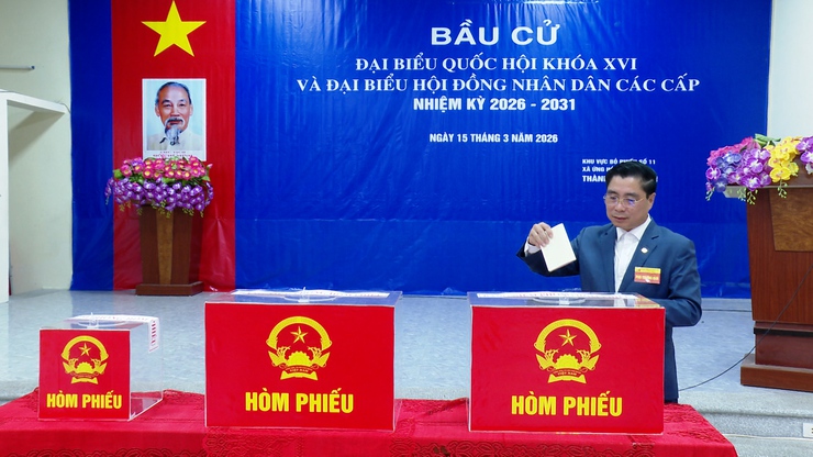 CỬ TRI XÃ ỨNG HÒA PHẤN KHỞI THAM GIA BẦU CỬ- Ảnh 2.