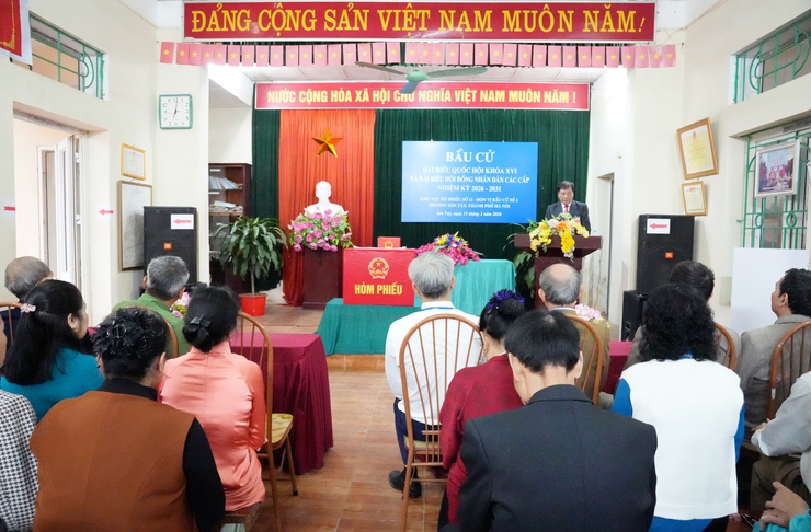 PHƯỜNG SƠN TÂY NÔ NỨC TRONG NGÀY HỘI BẦU CỬ- Ảnh 14.