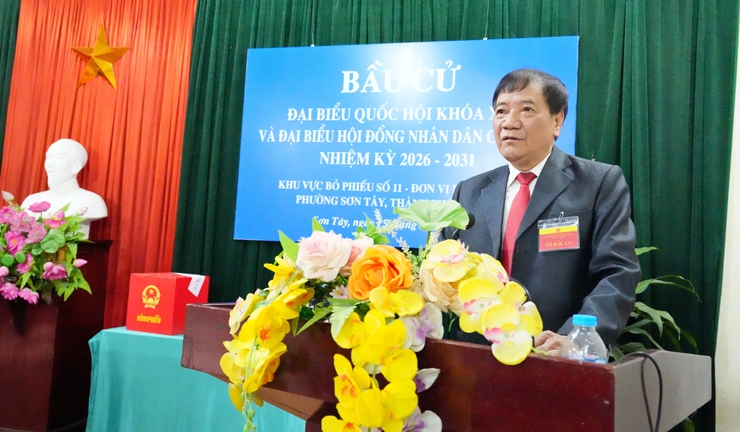 PHƯỜNG SƠN TÂY NÔ NỨC TRONG NGÀY HỘI BẦU CỬ- Ảnh 17.