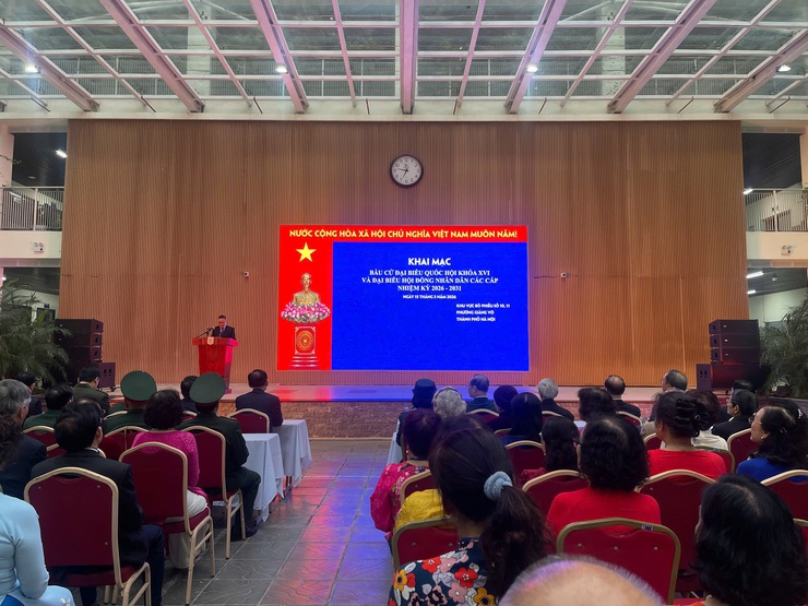 Phường Giảng Võ: Đồng loạt khai mạc bầu cử đại biểu Quốc hội và đại biểu HĐND các cấp nhiệm kỳ 2026-2031 tại 25 khu vực bỏ phiếu- Ảnh 9.