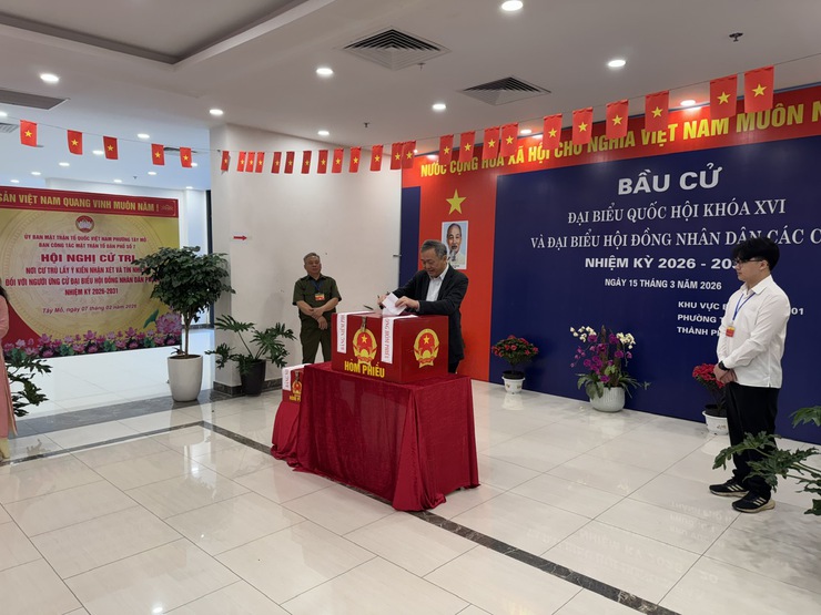 Phường Tây Mỗ náo nức trong "Ngày hội non sông"- Ảnh 16.