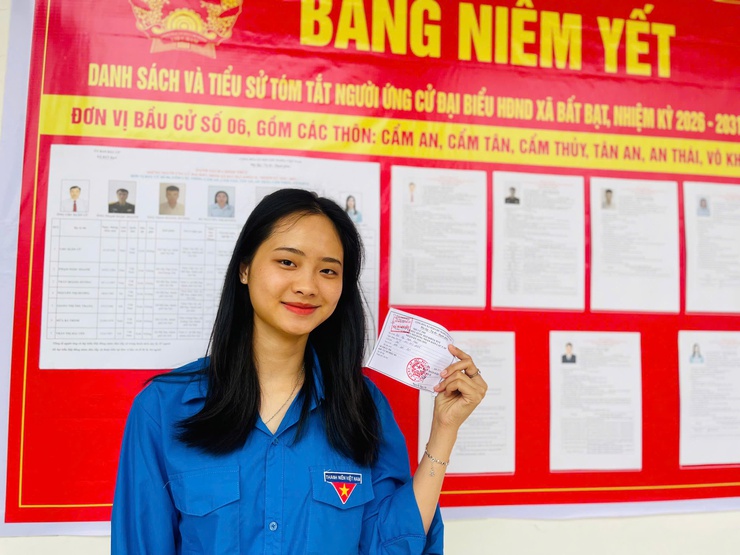 Xã Bất Bạt-TP Hà Nội: Cử tri nô nức đi bầu cử từ sớm- Ảnh 12.