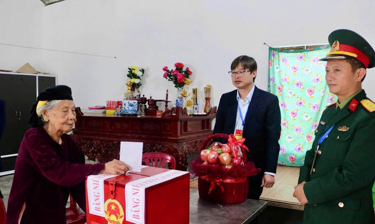 Mỹ Đức: 99,67% cử tri đi bầu cử trong ngày hội lớn- Ảnh 13.