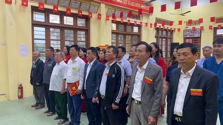 Khai mạc Ngày bầu cử diễn ra trang trọng, đúng quy định tại xã Đại Xuyên- Ảnh 5.