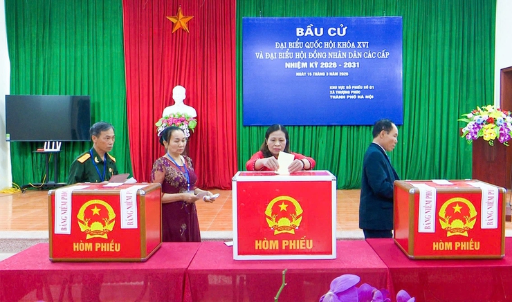 Thượng Phúc hoàn thành thắng lợi cuộc bầu cử đại biểu Quốc hội và HĐND các cấp nhiệm kỳ 2026 – 2031- Ảnh 4.