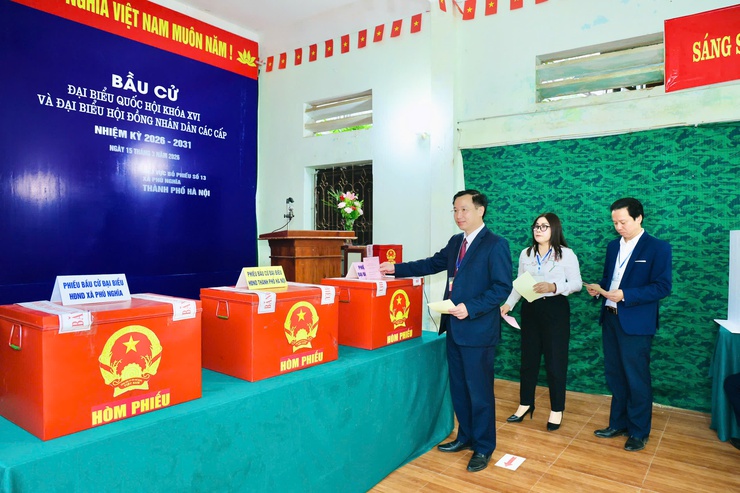 Phú Nghĩa: Ngày bầu cử 15/3/2026 thực sự là ngày hội của toàn dân- Ảnh 6.