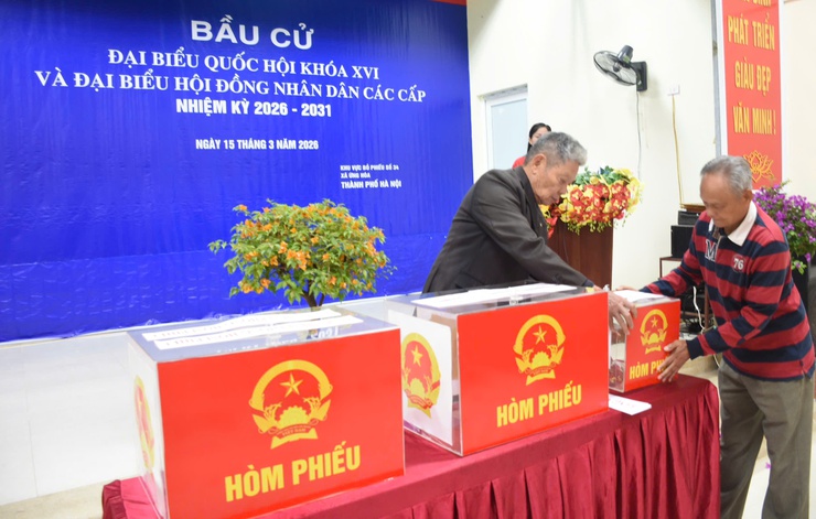 CỬ TRI XÃ ỨNG HÒA PHẤN KHỞI THAM GIA BẦU CỬ- Ảnh 48.