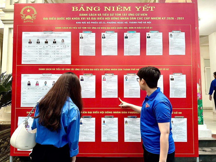 Những hình ảnh đẹp trong Ngày bầu cử tại phường Ngọc Hà- Ảnh 14.