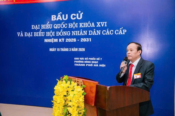 Cử tri phường Đông Ngạc phấn khởi, hăng hái đi bỏ phiếu bầu cử đại biểu Quốc hội khóa XVI và đại biểu HĐND các cấp nhiệm kỳ 2026 -2031.- Ảnh 3.