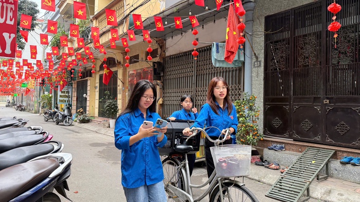 Những hình ảnh đẹp của phường Đông Ngạc trong Ngày hội toàn dân đi bầu cử- Ảnh 6.