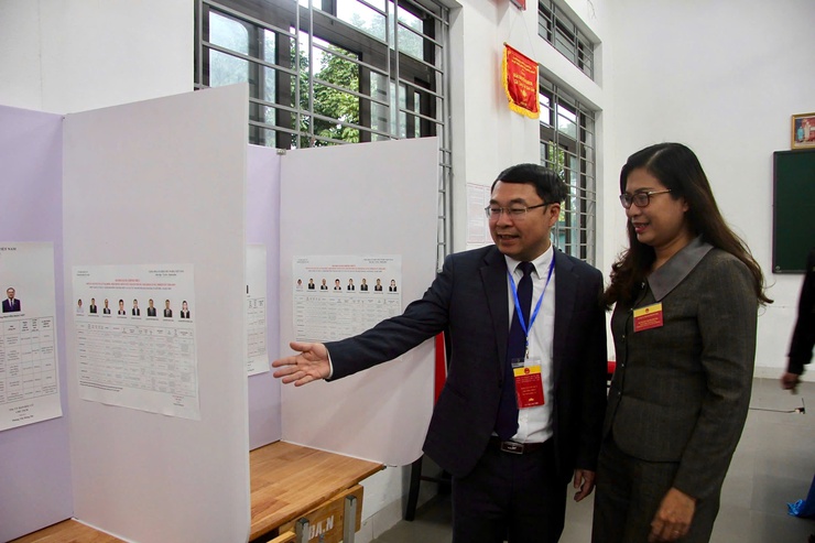 Thôn D8, xã Thanh Trì hoàn thành 100% cử tri tham gia bỏ phiếu- Ảnh 2.