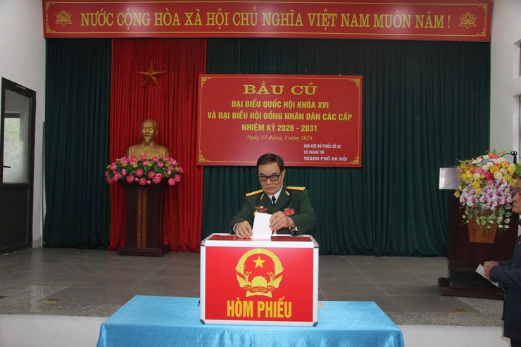 Thôn D8, xã Thanh Trì hoàn thành 100% cử tri tham gia bỏ phiếu- Ảnh 10.