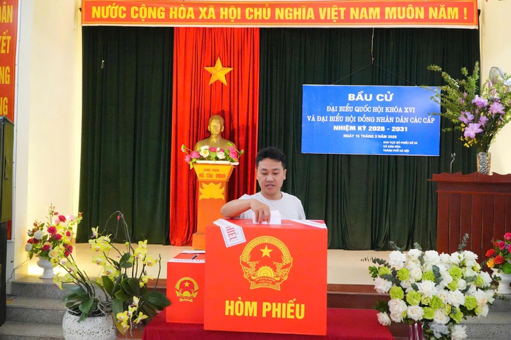 TÍNH ĐẾN 14 GIỜ 30 PHÚT CHIỀU 15/3 
XÃ DÂN HOÀ TỶ LỆ CỬ TRI ĐI BẦU CỬ ĐẠT TRÊN 94%- Ảnh 4.