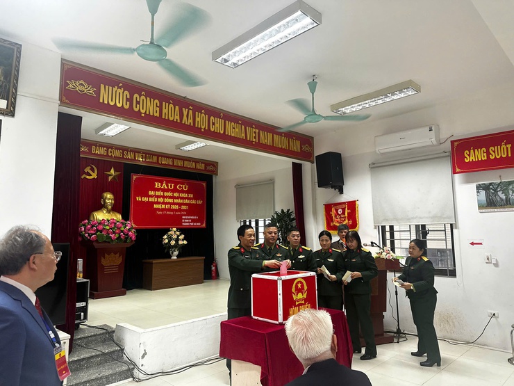 XÃ THANH TRÌ: 03 KHU VỰC BỎ PHIẾU ĐẠT 100% CỬ TRI THAM GIA BẦU CỬ- Ảnh 2.