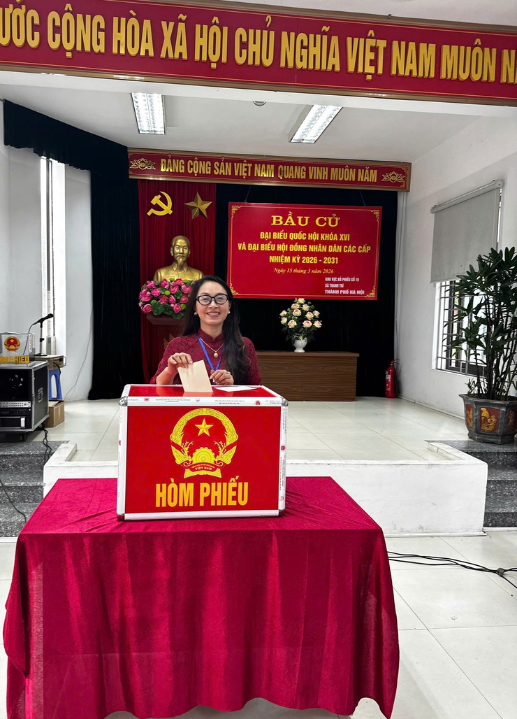 XÃ THANH TRÌ: 03 KHU VỰC BỎ PHIẾU ĐẠT 100% CỬ TRI THAM GIA BẦU CỬ- Ảnh 4.