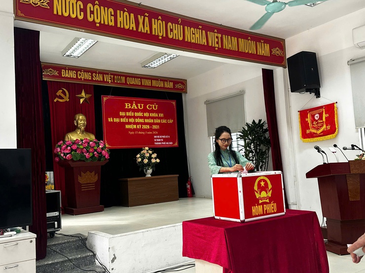 XÃ THANH TRÌ: 03 KHU VỰC BỎ PHIẾU ĐẠT 100% CỬ TRI THAM GIA BẦU CỬ- Ảnh 5.