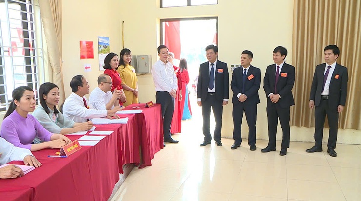 XÃ PHÚC THỌ HOÀN THÀNH 100% TỶ LỆ CỬ TRI THAM GIA BỎ PHIẾU- Ảnh 4.