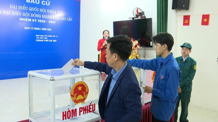 KHAI MẠC BẦU CỬ TẠI 51 KHU VỰC BỎ PHIẾU BẦU CỬ ĐẠI BIỂU QUỐC HỘI VÀ ĐẠI BIỂU HĐND CÁC CẤP NHIỆM KỲ 2026-2031 TRÊN ĐỊA BÀN XÃ THƯ LÂM- Ảnh 21.