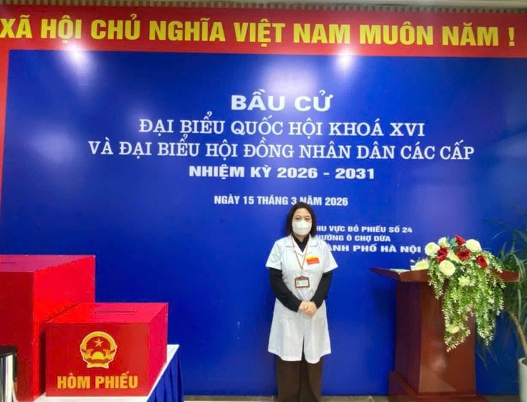 Trạm Y tế Phường Ô Chợ Dừa : Sẵn sàng các điều kiện y tế tốt nhất phục vụ bầu cử- Ảnh 6.